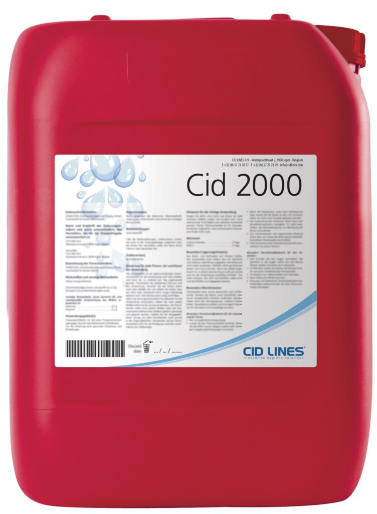 СИД 2000 /CID 2000/ Беспенное дезсредство для систем поения и технологического оборудования (10 кг)